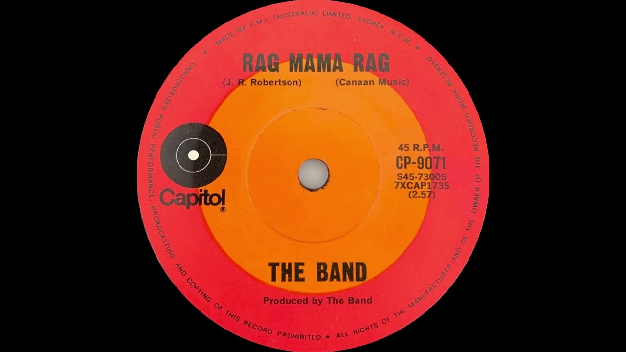 1970: The Band - Rag Mama Rag - mono 45 - YouTube