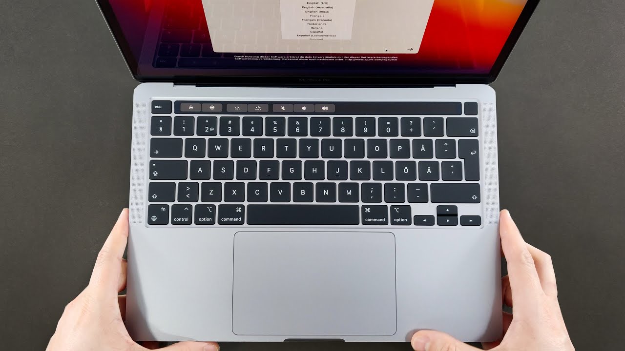 MacBook Pro M1 Space Grey 13 inch Unboxing - YouTube
