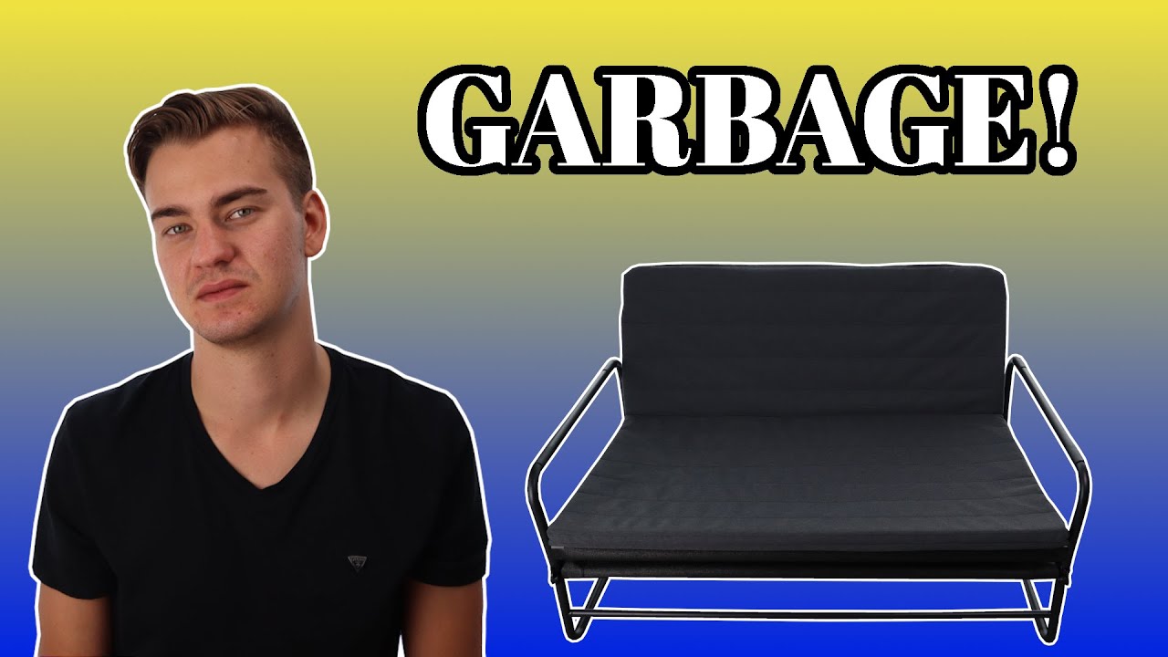 IKEA'S CHEAPEST FUTONABSOLUTE GARBAGE - YouTube