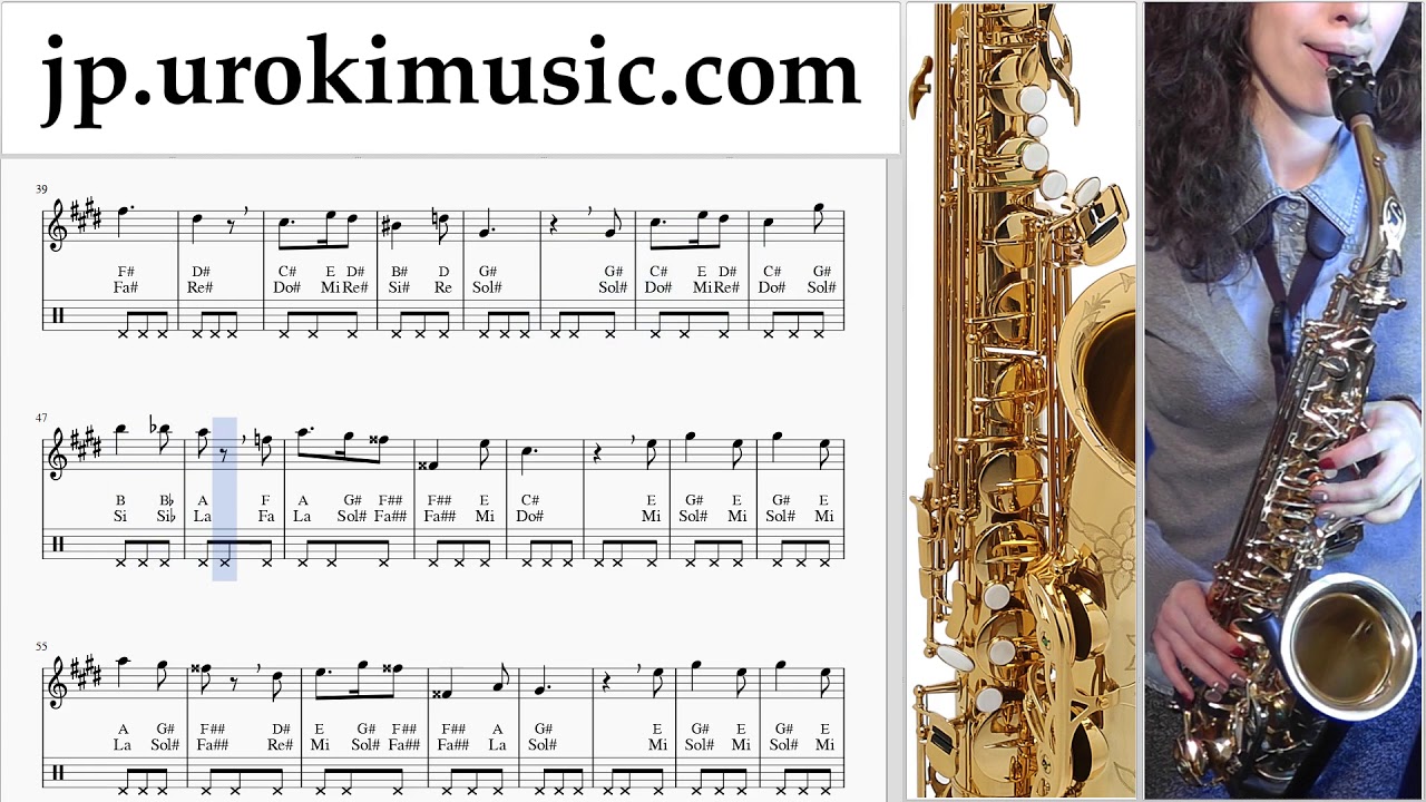 サックスレッスン(アルト) Harry Potter - Hedwig's Theme 楽譜 um