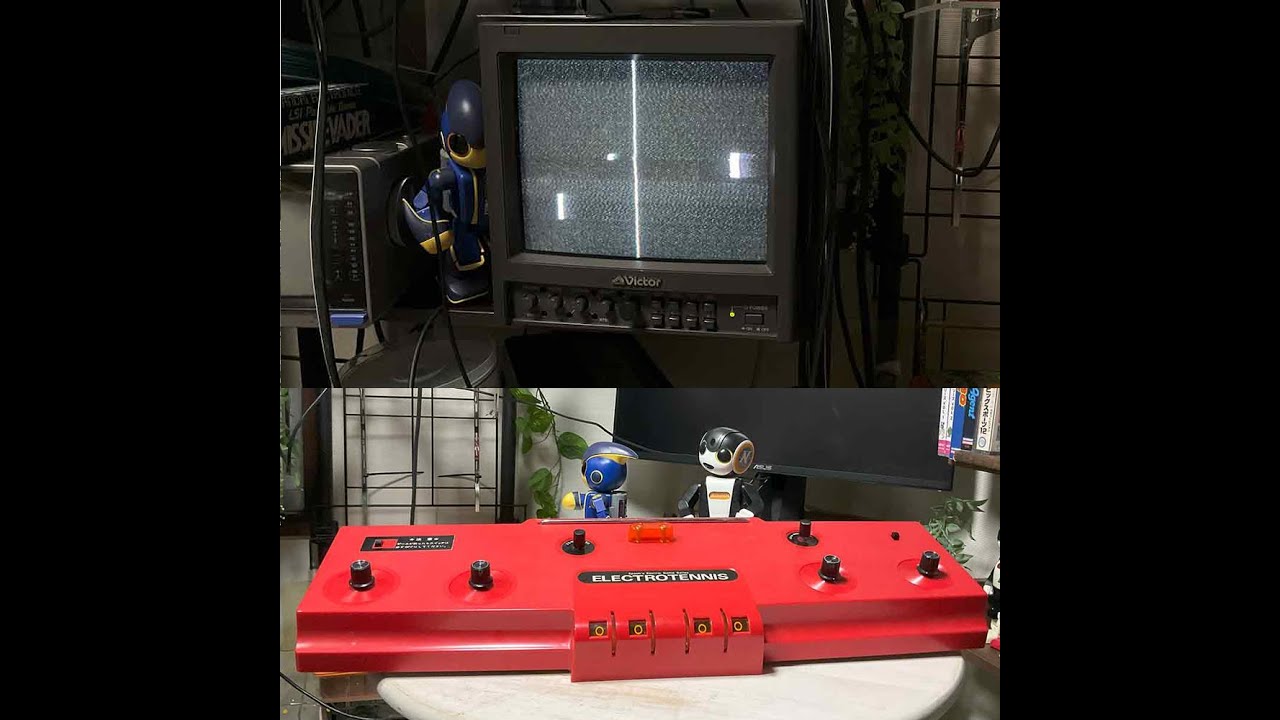 ○テレビテニス (エポック社/1975年）一人用プレイ - YouTube