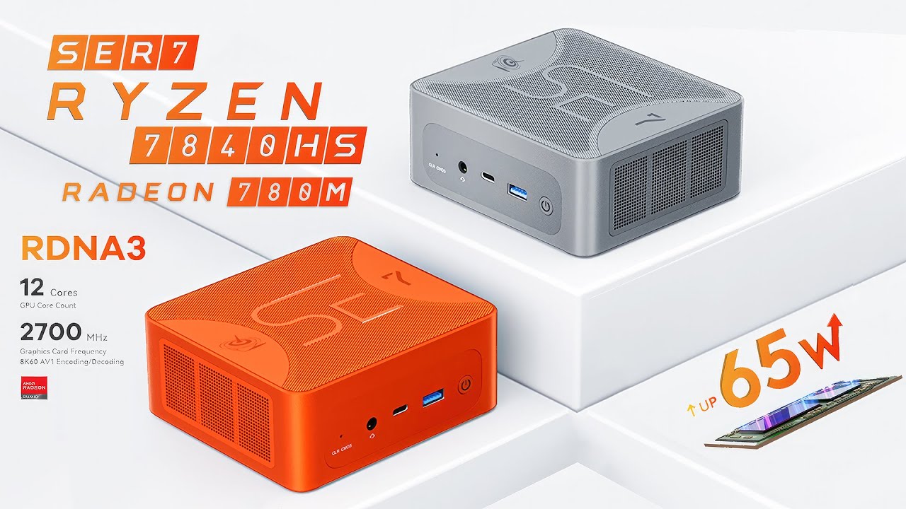 SER7 7840HS First Look, An All-New Small Foot Print Mini PC Has