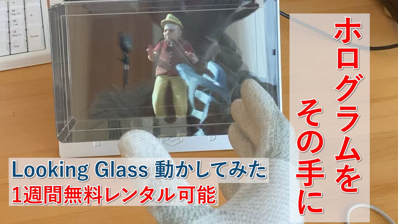 Looking Glass (Go/16/27) | 3D表示 光線再生型ディスプレイ (4k/5k/8k