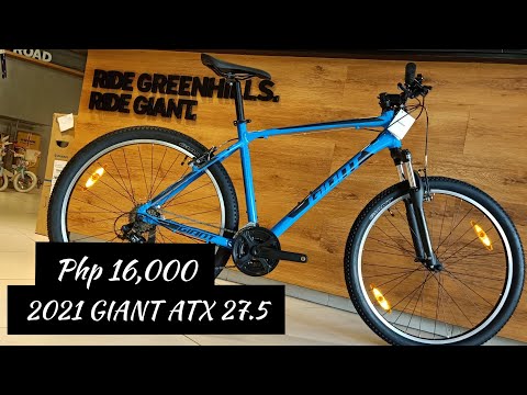 2021 GIANT ATX 27.5 VIBRANT BLUE LARGE - YouTube