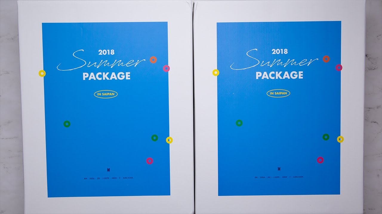 Unboxing | BTS 2018 Summer Package - YouTube