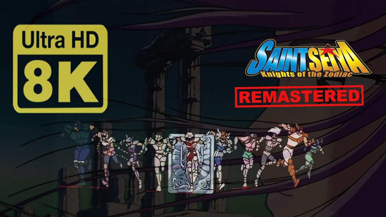 Saint Seiya - original japanese opening 8K (Remastered with Neural