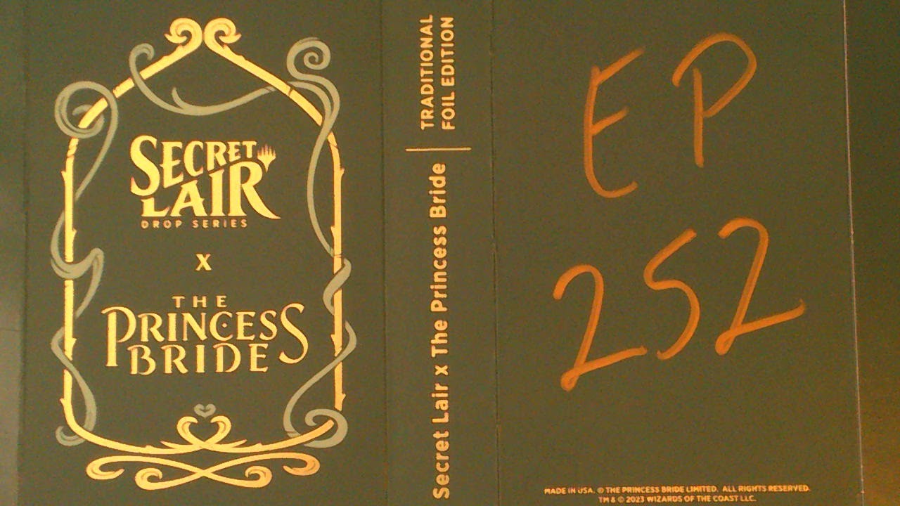 Secret Lair x The Princess Bride Traditional Foil Edition - Secret