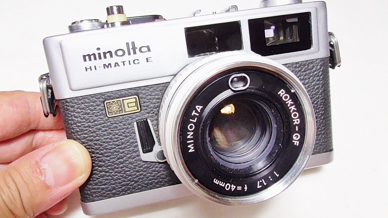 ミノルタ ハイマチックEの使い方 How to use MINOLTA HI-MATIC E 1970s