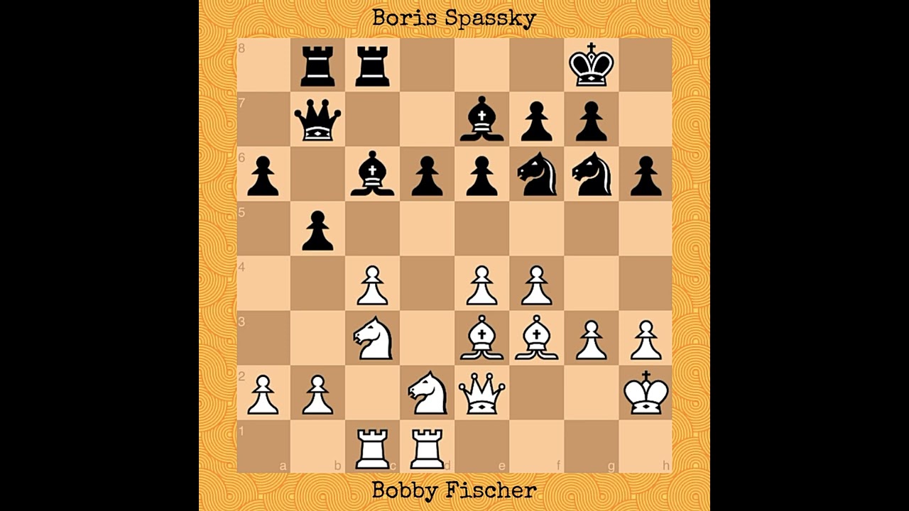 Bobby Fischer vs Boris Spassky | Game 21, 1992 #chess - YouTube