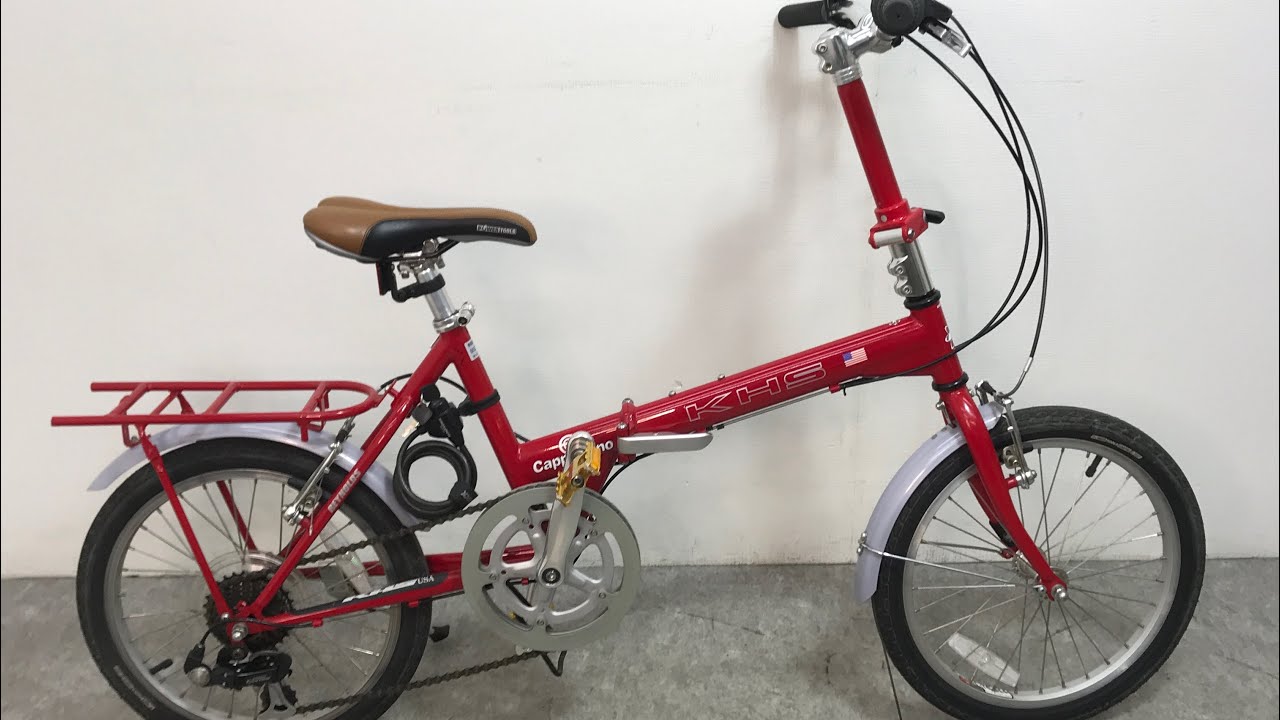 ☆KHS cappuccino f18 カプチーノ 折り畳み自転車 自転車 18インチ