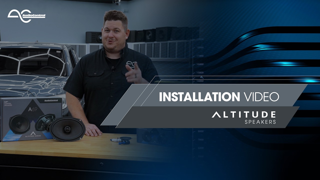 AudioControl Altitude Series 6x9” Coaxial and 2.75” Component