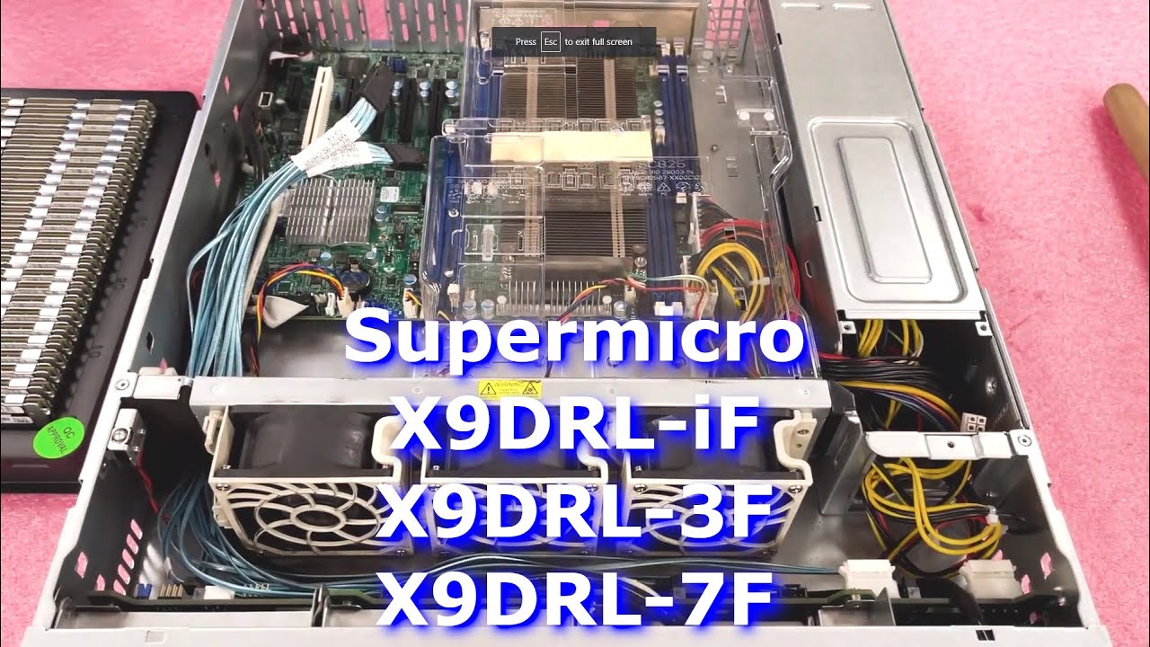 Supermicro X9DRL-iF, X9DRL-EF, X9DRL-3F & X9DRL-7F Motherboard