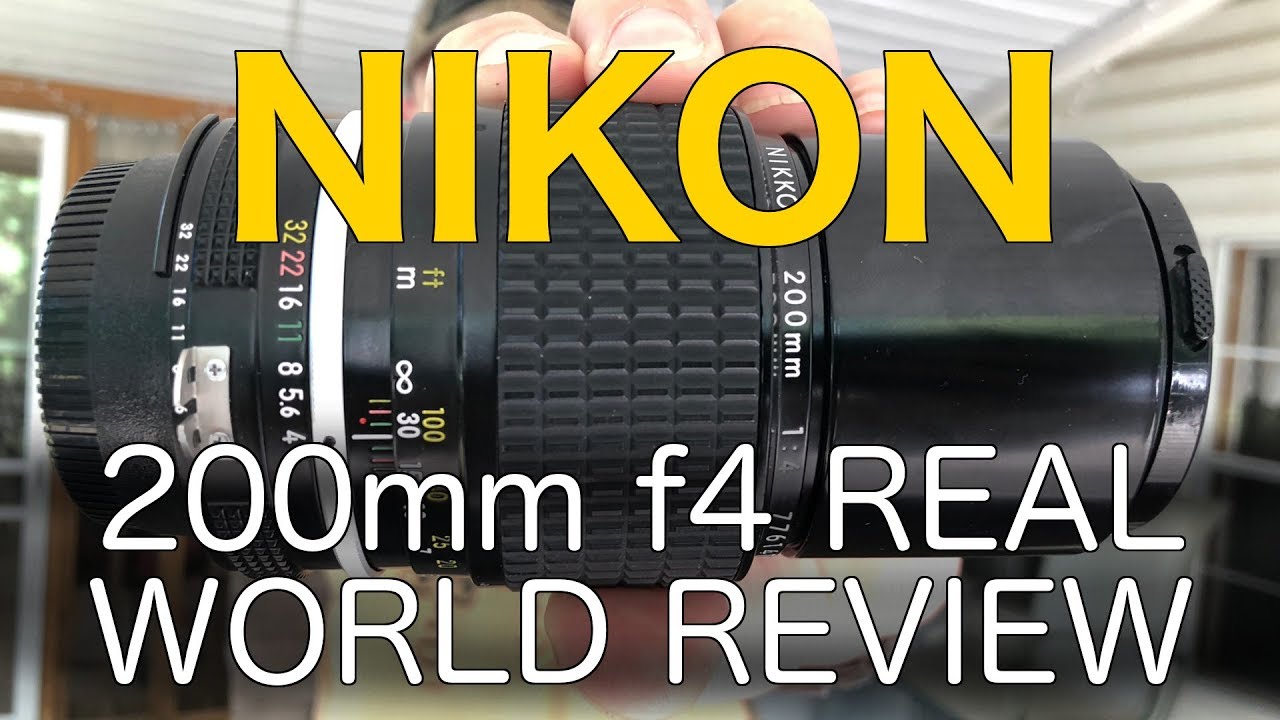 Nikon 200mm f4 Ai Lens Real World Review - YouTube