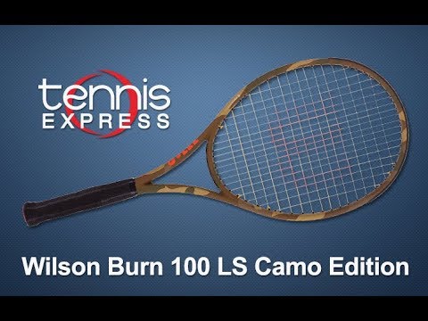 Wilson Burn 100LS Camo Edition Tennis Racquet Review | Tennis