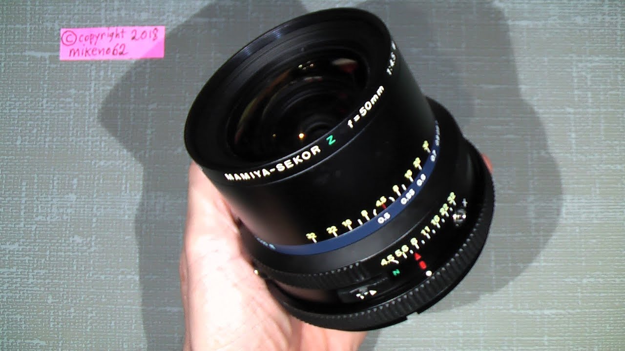 Assemble Mamiya-Sekor Z f=50mm 1:4.5 W for Mamiya RZ67 - YouTube