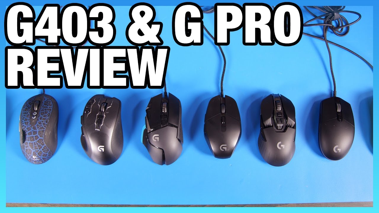 Logitech G403 & G Pro Review - YouTube