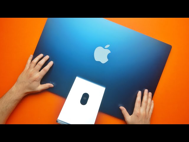 NEW M1 iMac 24-inch Unboxing + Hands On! 👀 (Blue) - YouTube