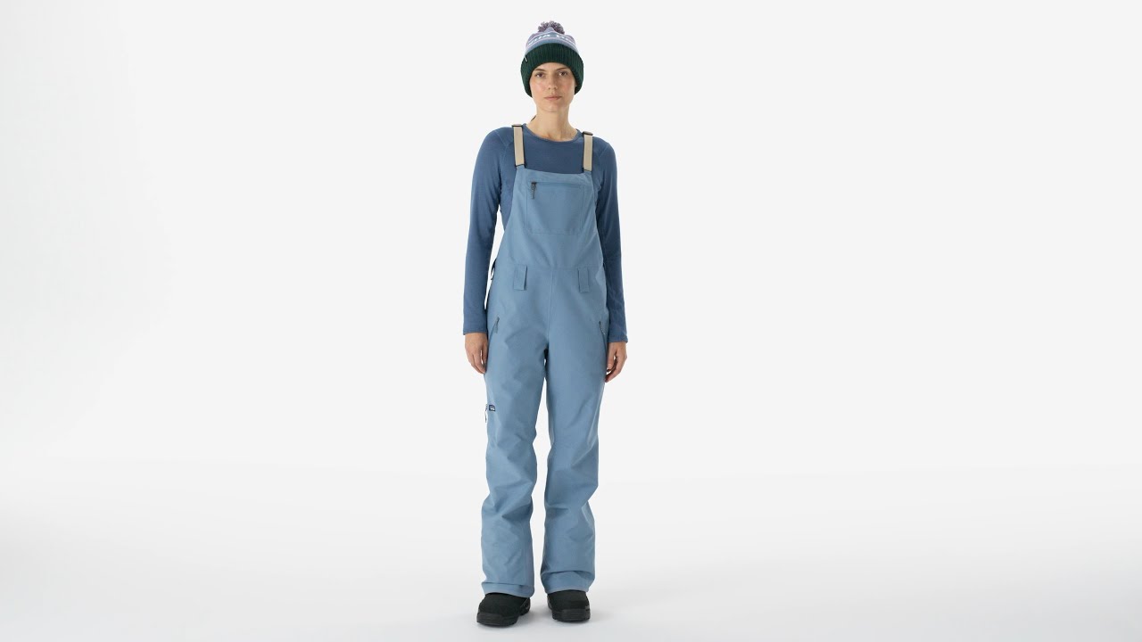 ウィメンズ・パウダー・タウン・ビブ：パタゴニア - YouTube