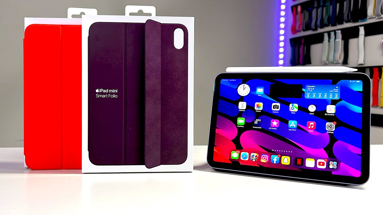 NEW iPad Smart Folio Cover for 2021 iPad Mini 6 [Unboxing & Review