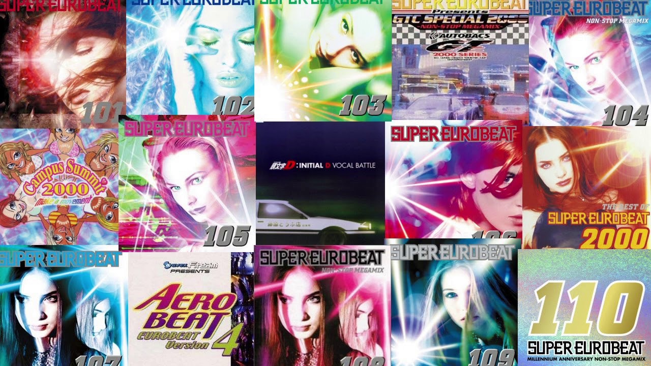 SUPER EUROBEAT No. 101-110 Non-Stop Selection - YouTube