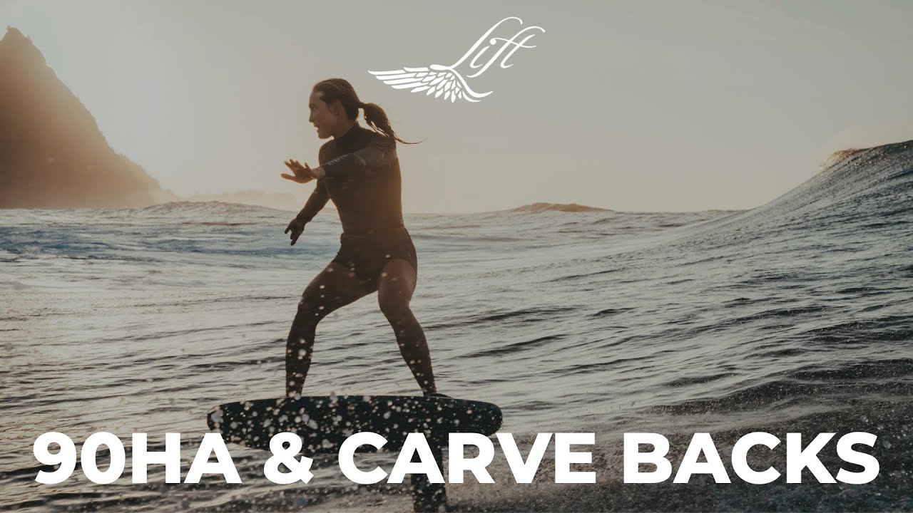 Lift Foils Carve Tail Wings & 90 High Aspect Front Wing - YouTube