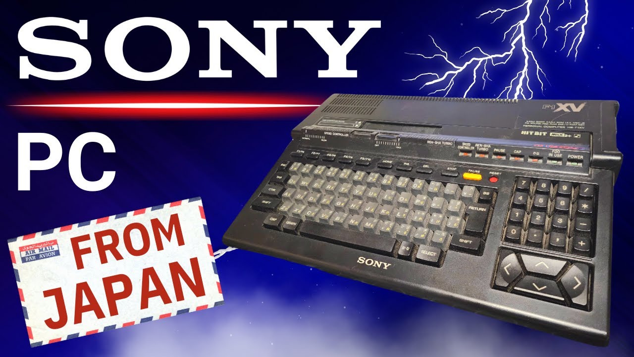 RARE Sony MSX 2+ Computer from Japan! - YouTube