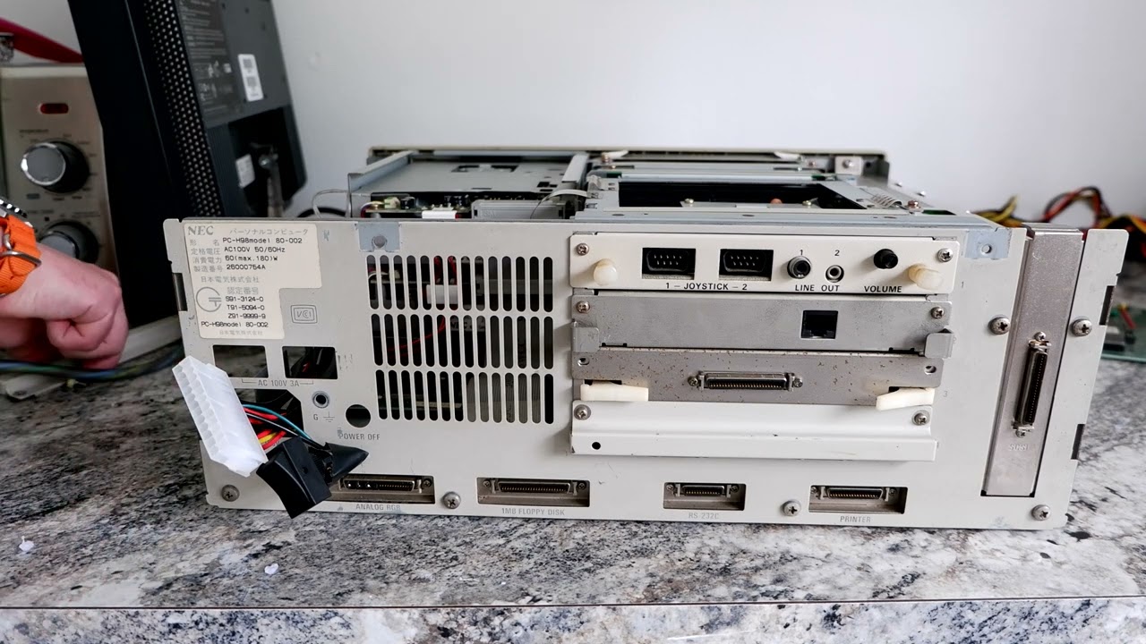 NEC PC-98IIK I/O拡張ユニット 通電確認のみ NEC PC-98IIK I/O拡張