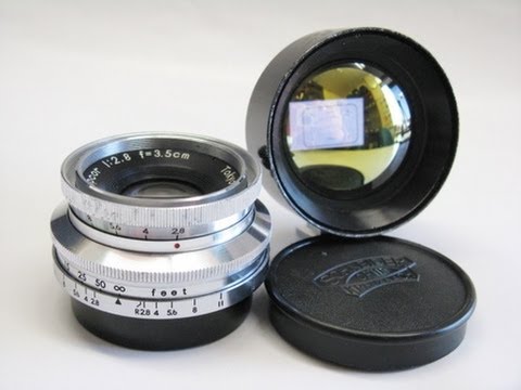 Tokyo Kogaku Topcor 35mm F2.8 - YouTube