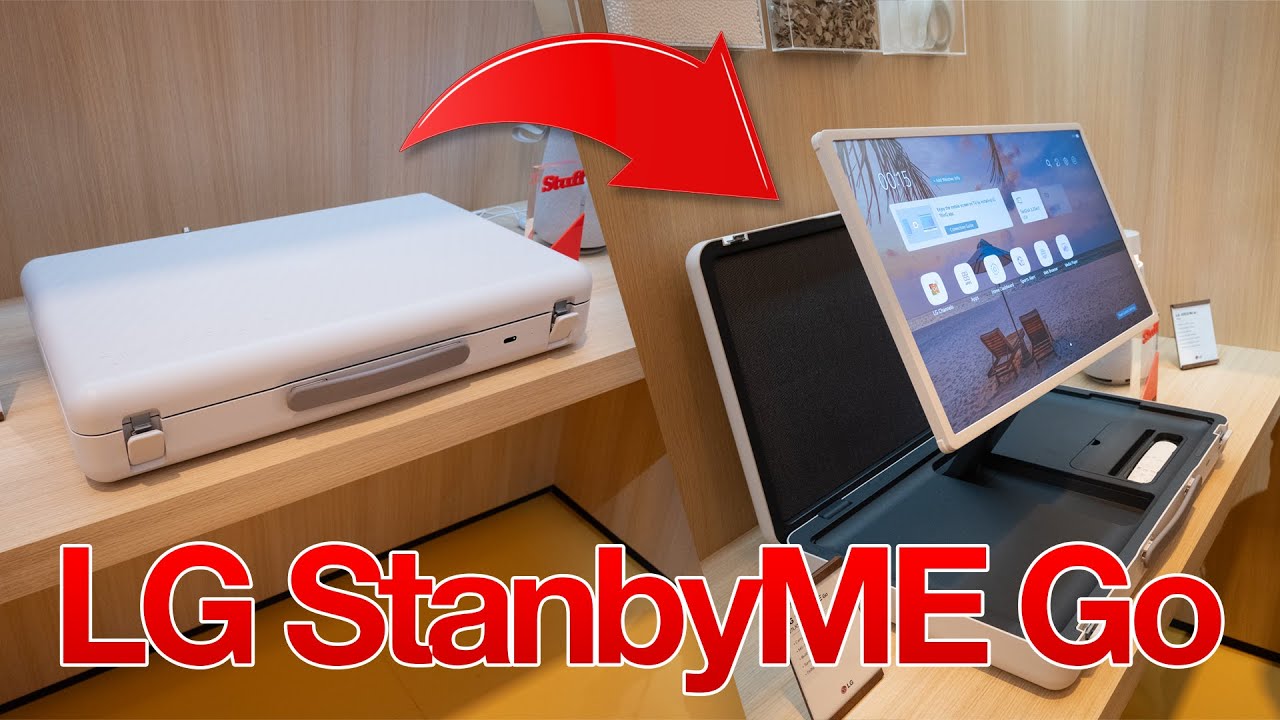 アタッシュケースがディスプレイに変形！ LGの新製品「LG StanbyME Go