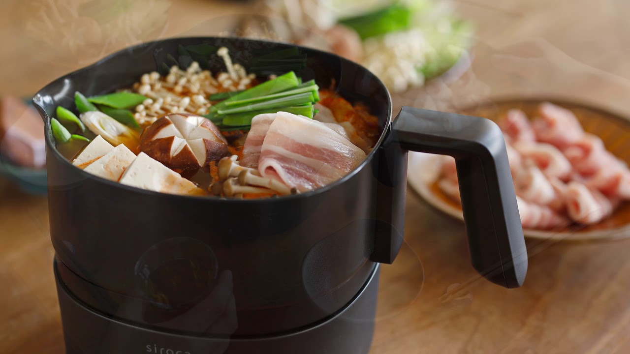 シロカ おりょうりケトル ちょいなべ SK-M251 - YouTube