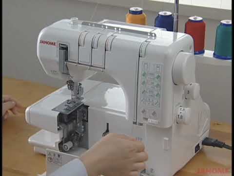 カバーステッチ専用機 エスプリ 796R - YouTube