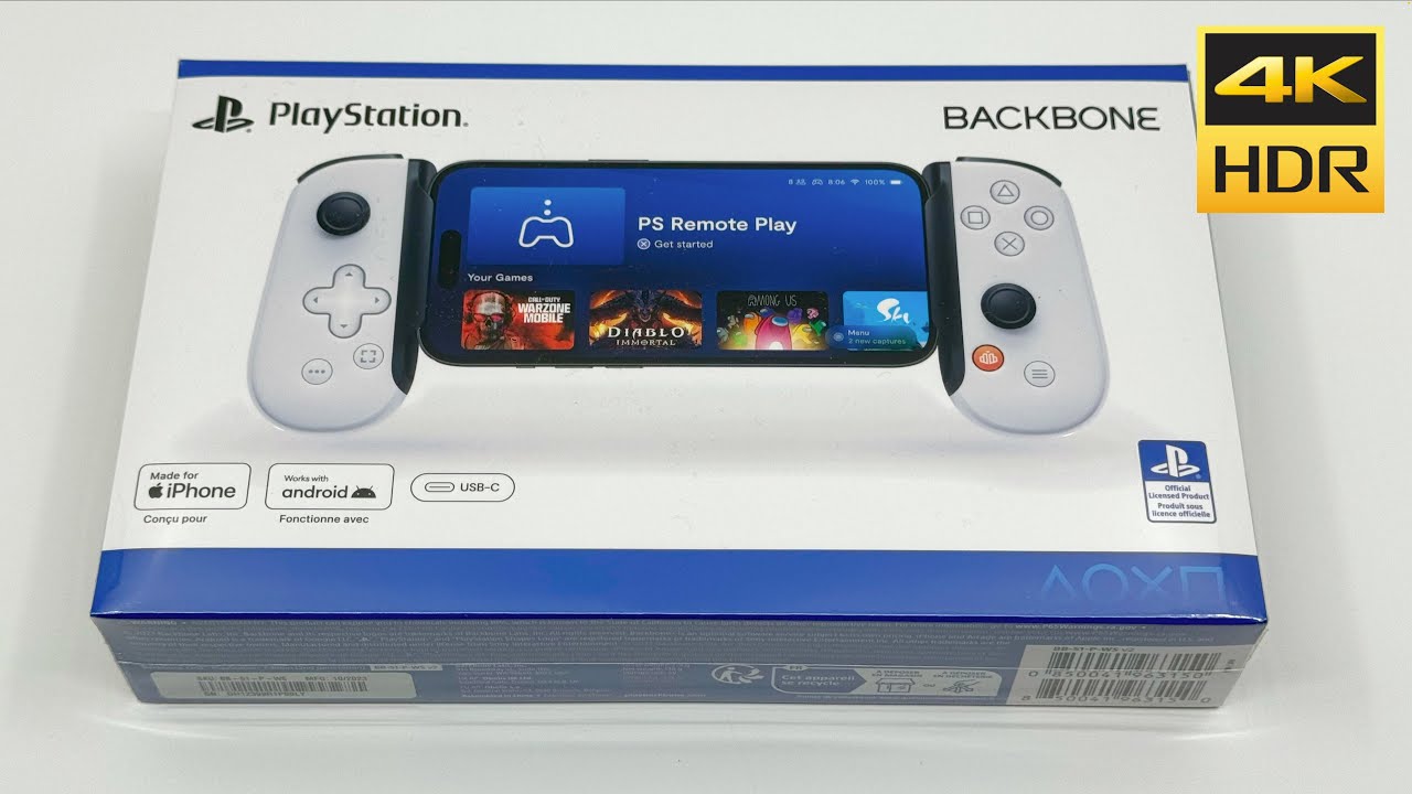 BackBone One Playstation Edition 2nd Gen (USB-C) Unboxing - YouTube