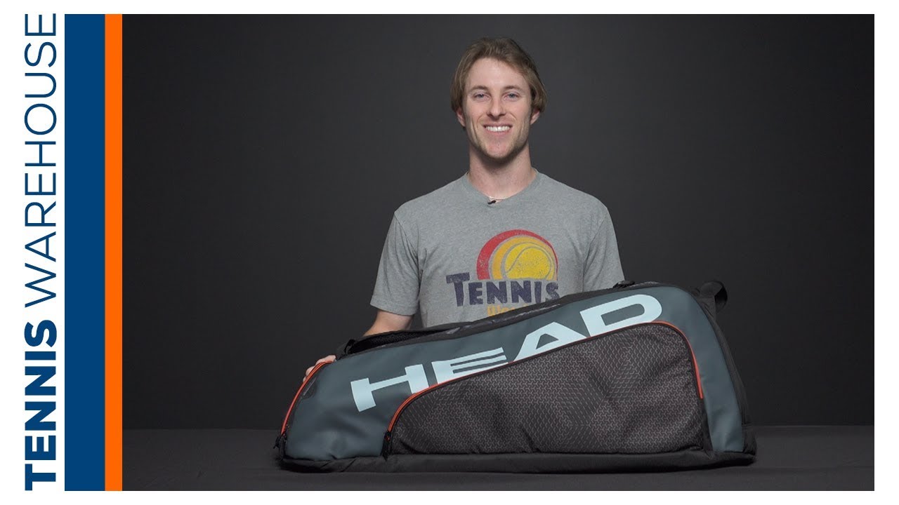 Product Video: Head Tour Team 9 Pack Supercombi Tennis Bag - YouTube