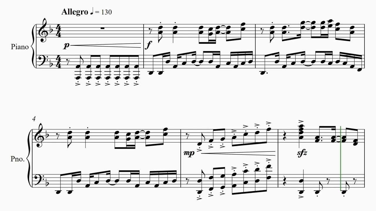 俺こそオンリーワン】 里空 楽譜作成 耳コピ - YouTube