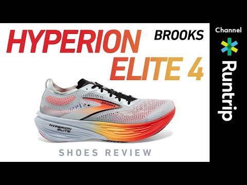 BROOKS] The popular thick-soled racing shoes 
