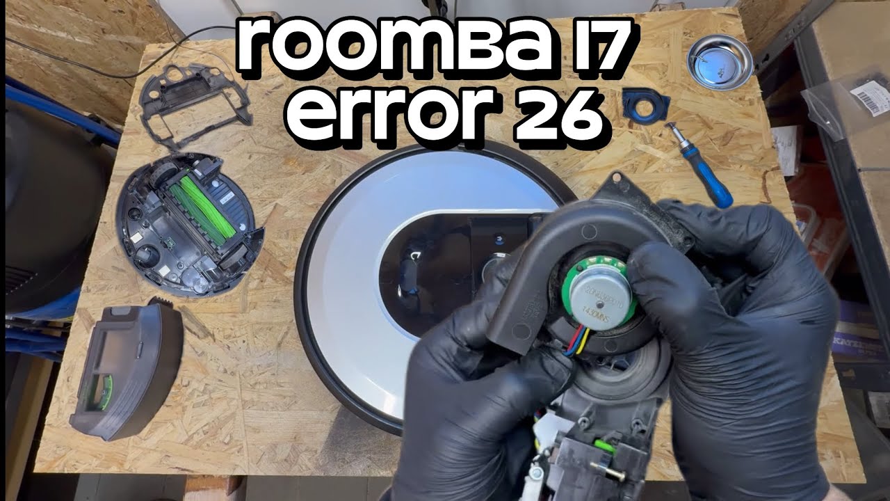 irobot Roombaルンバ i7「エラー26」 故障原因を特定「部品代0円」で