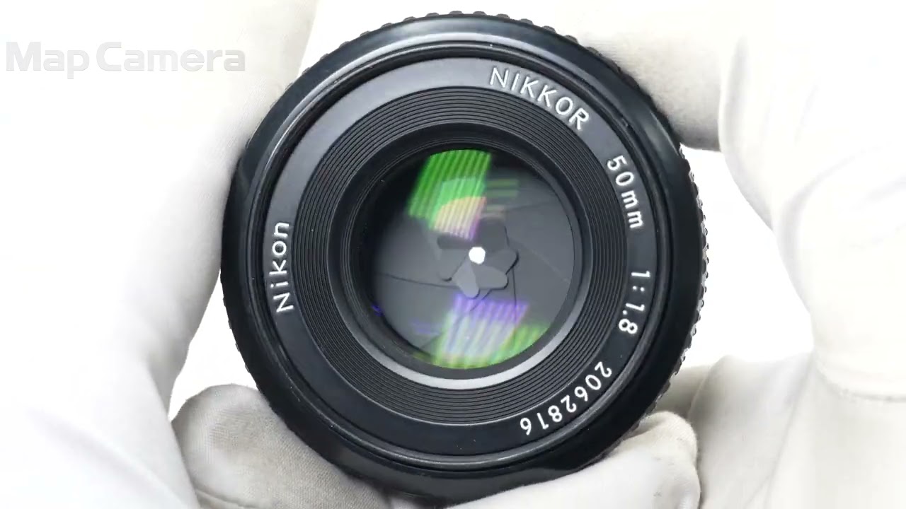 Nikon(ニコン) Ai-S Nikkor 50mm F1.8 (金属鏡筒) 難有品 - YouTube