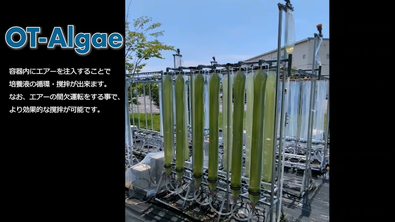 エアーリフト型樹脂バッグ式微細藻類培養装置 | オンラインカタログ