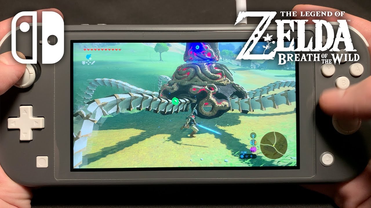 The Legend Of Zelda BOTW on Nintendo Switch Lite #14 - YouTube