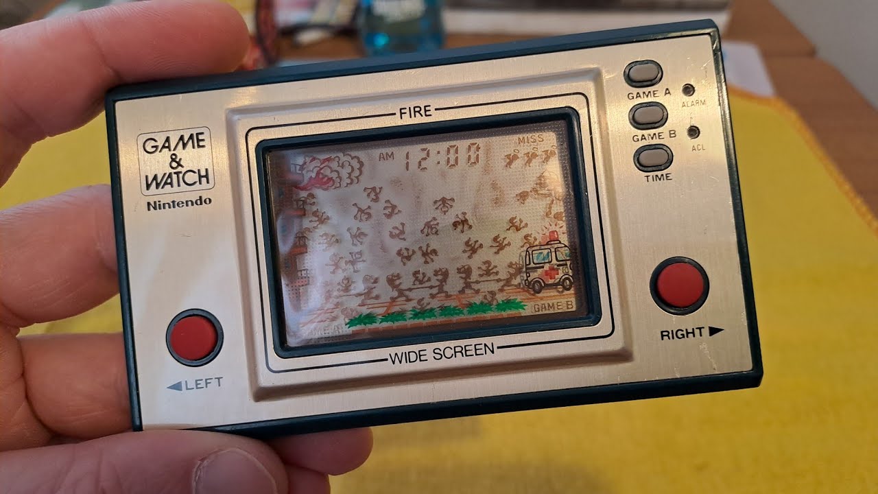 Nintendo. Game & Watch. Fire. (FR-27). 1981. Gameplay. |WebbWatch