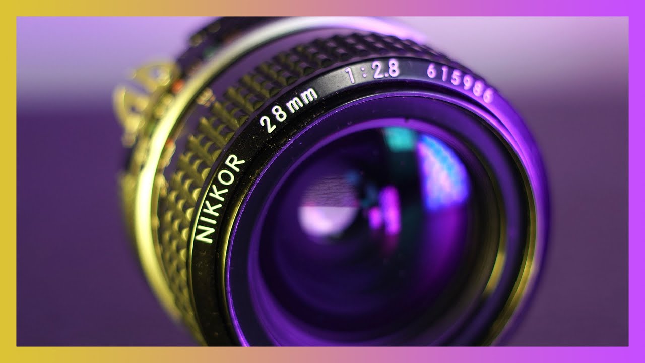 Nikkor 28mm f2.8 AI - vintage lens review and test - YouTube