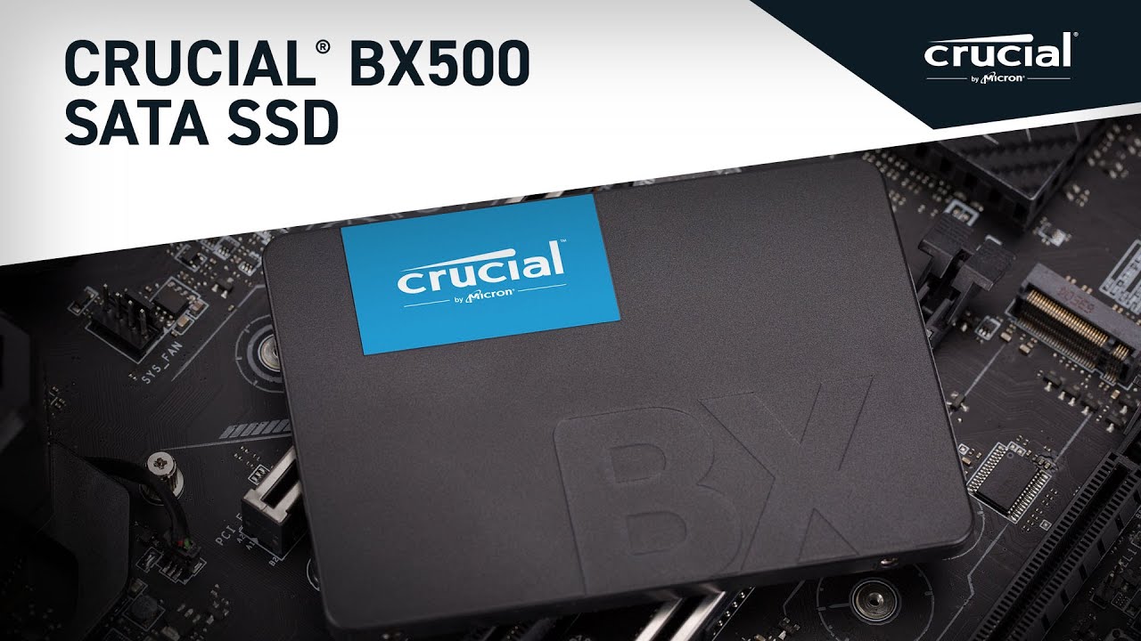 Crucial BX500 240GB 3D NAND SATA 2.5-inch SSD | CT240BX500SSD1
