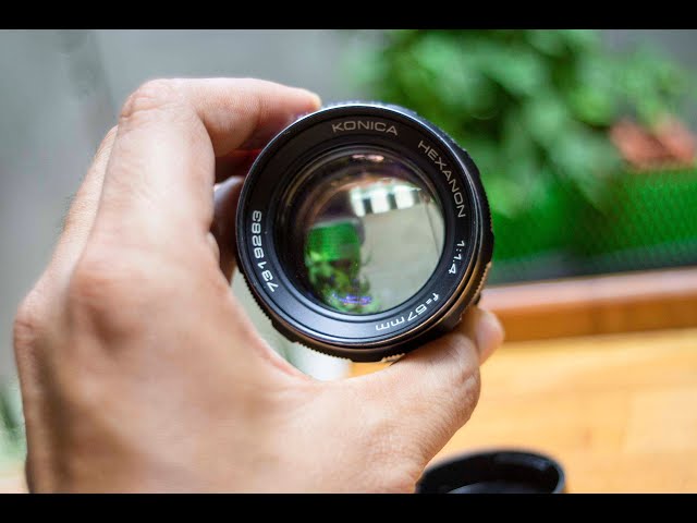 26-Review Lens Konica Hexanon 57mm/ f1.4- the first lens 57mm/f1.4