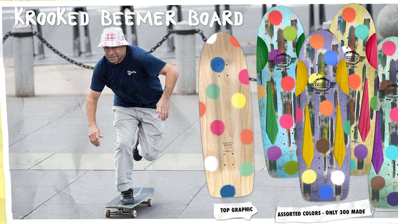 Krooked “Pure Evil Beemer” Skateboard by Mark Gonzales | heshdawgz