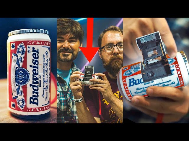 CRAPSHOOT. 35mm Budweiser Beer Camera (collab with Knoptop) - YouTube