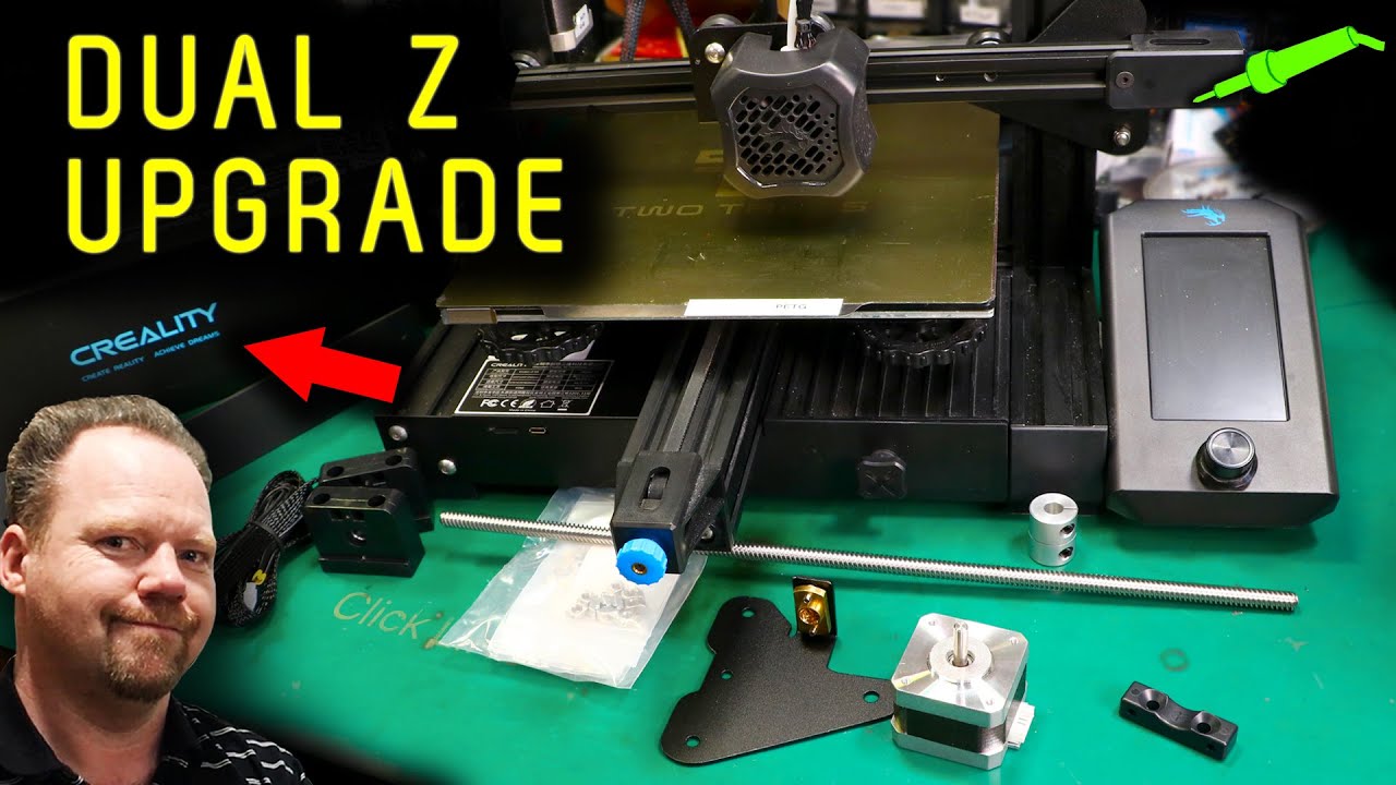 🔴 Creality Ender 3 V2 Dual Z Upgrade - Fix Z Axis Problems ! - No