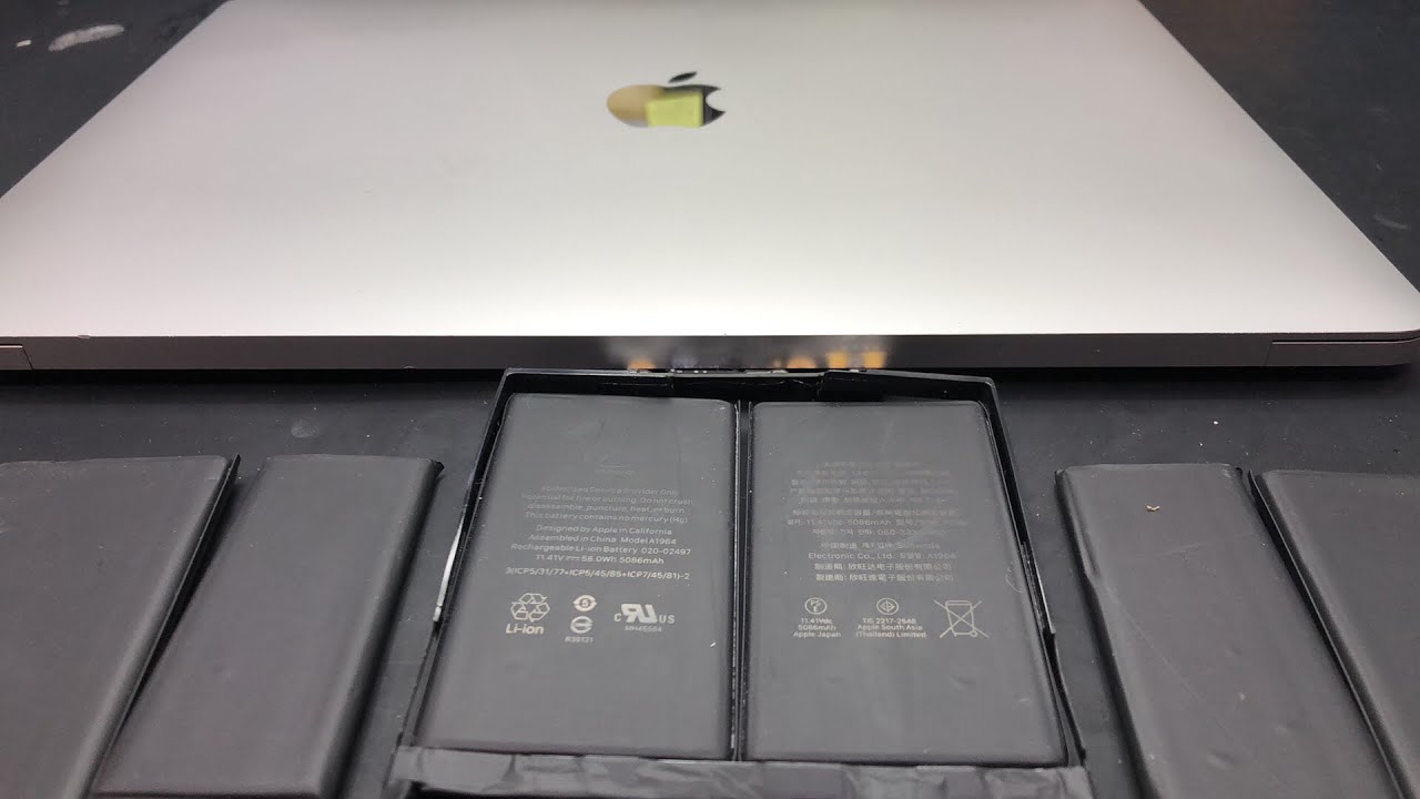 MacBook Pro 13インチ 2018/2019 A1989バッテリー交換修理 - YouTube