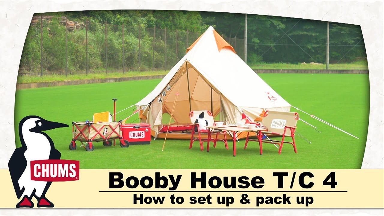 BOOBY HOUSE T/C 4 設営＆撤収 - YouTube