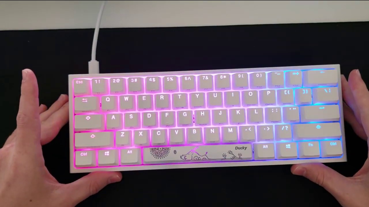 Ducky One 2 Mini Review (Pure White) - YouTube