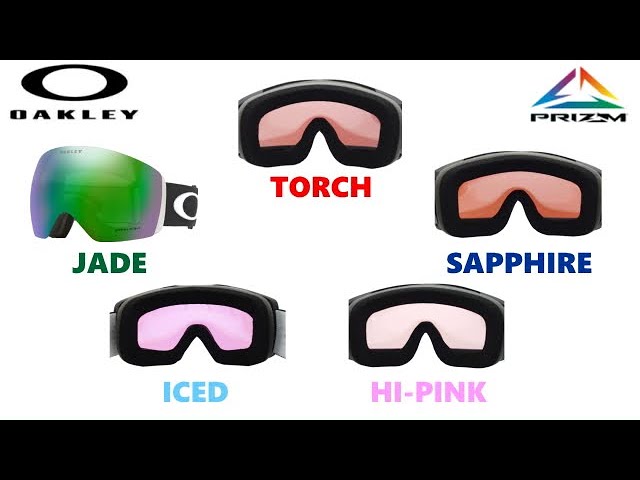OAKLEY PRIZMレンズ 主要5カラーの違い スキー スノーボード ゴーグル